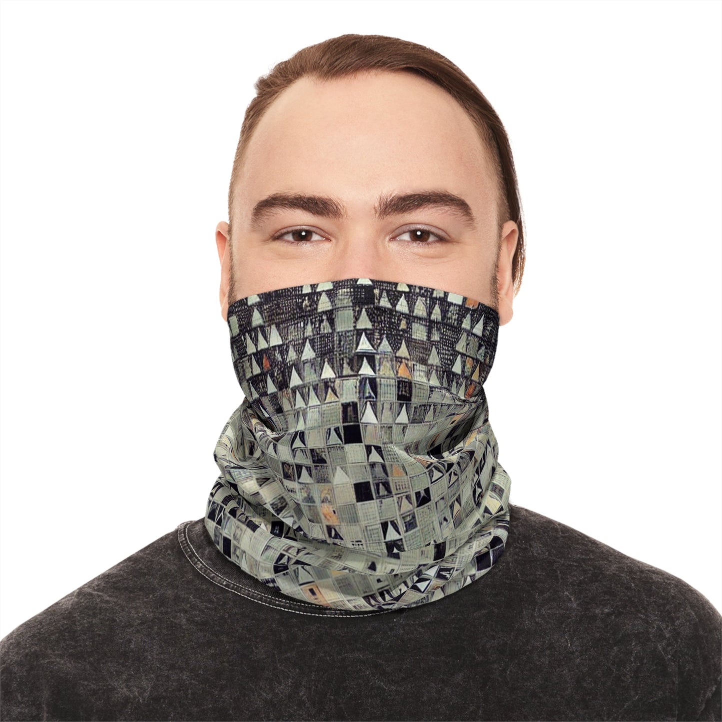 Pixel Disruption Anti-Surveillance Face Mask