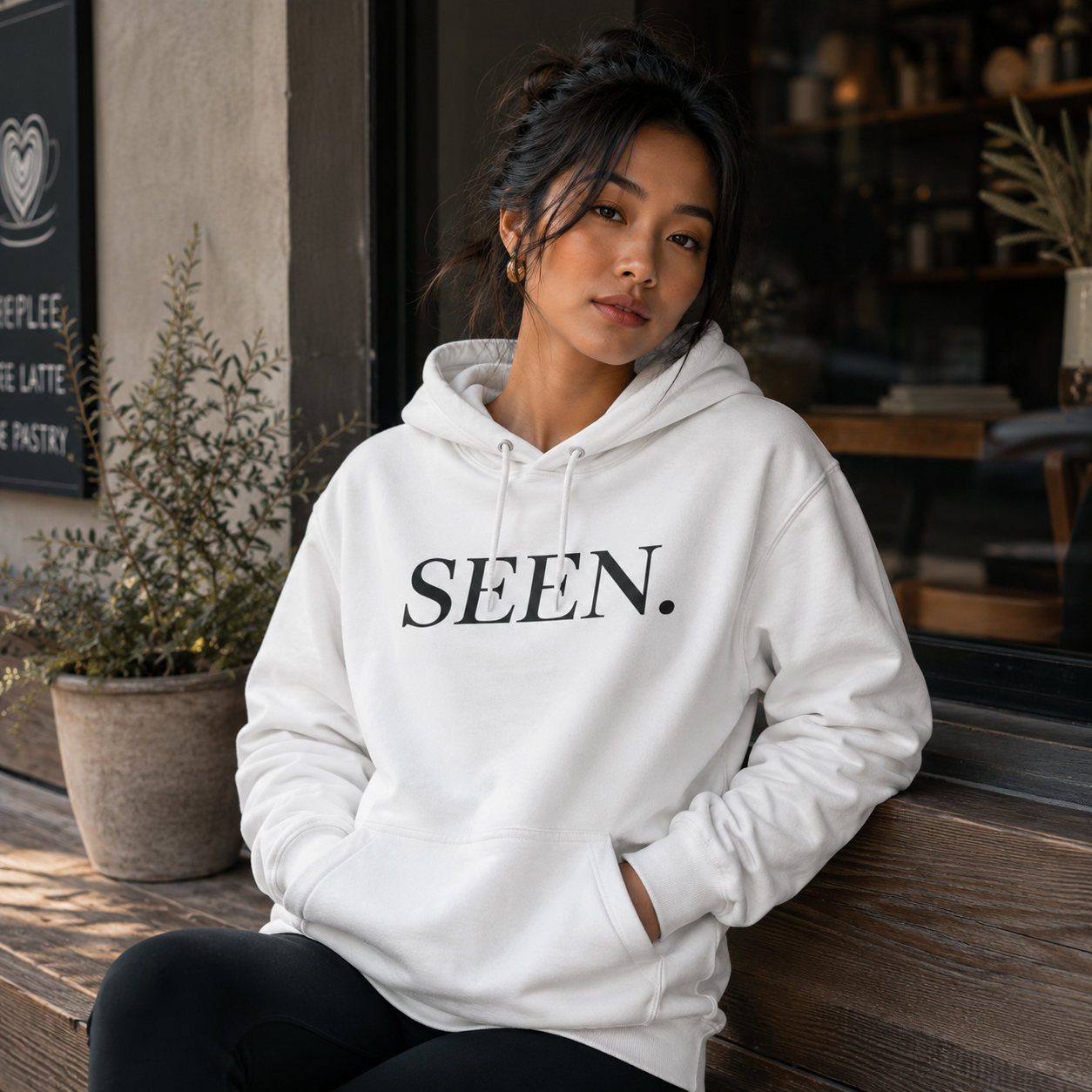 SEEN. Hoodie — Black Ink Edition