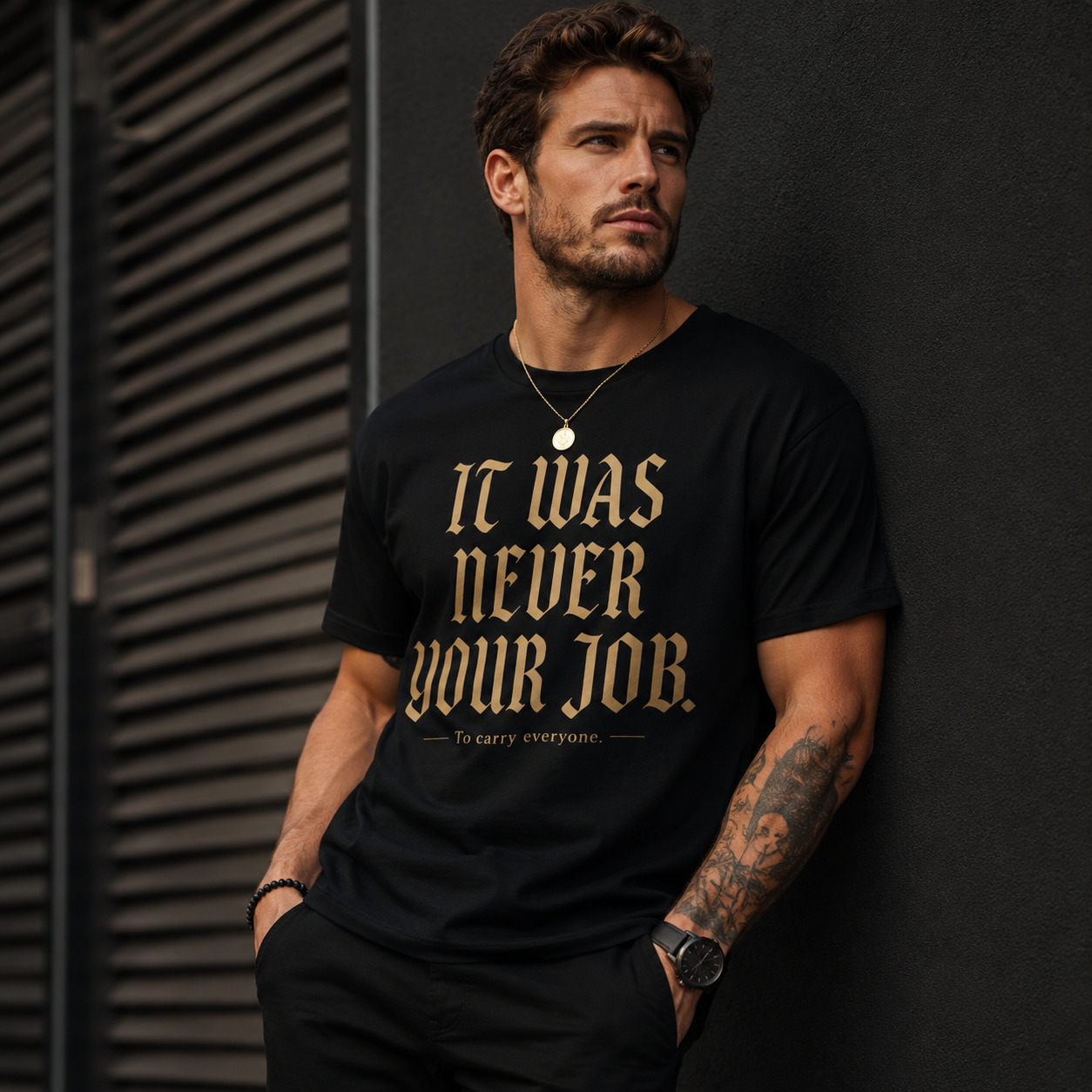 It Was Never Your Job Tee — SEEN: Unmasked Collection