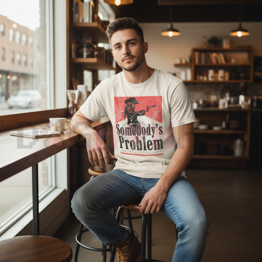 "Somebody's Problem" Country Music Tee – Vintage 90s Western Graphic Shirt