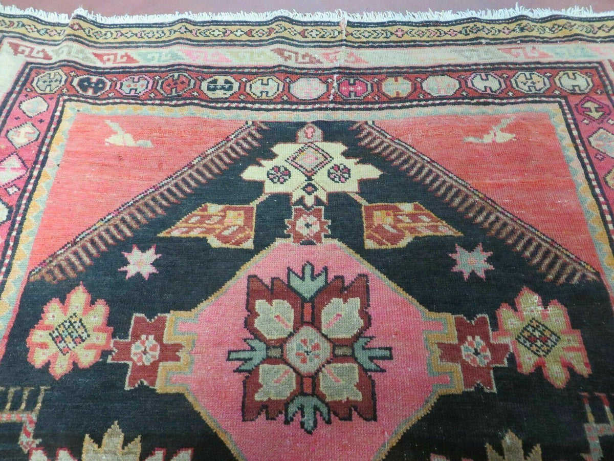 5' X 9' Antique Karabagh Caucasian Rug Handmade Wool Carpet Organic Dyes Nice