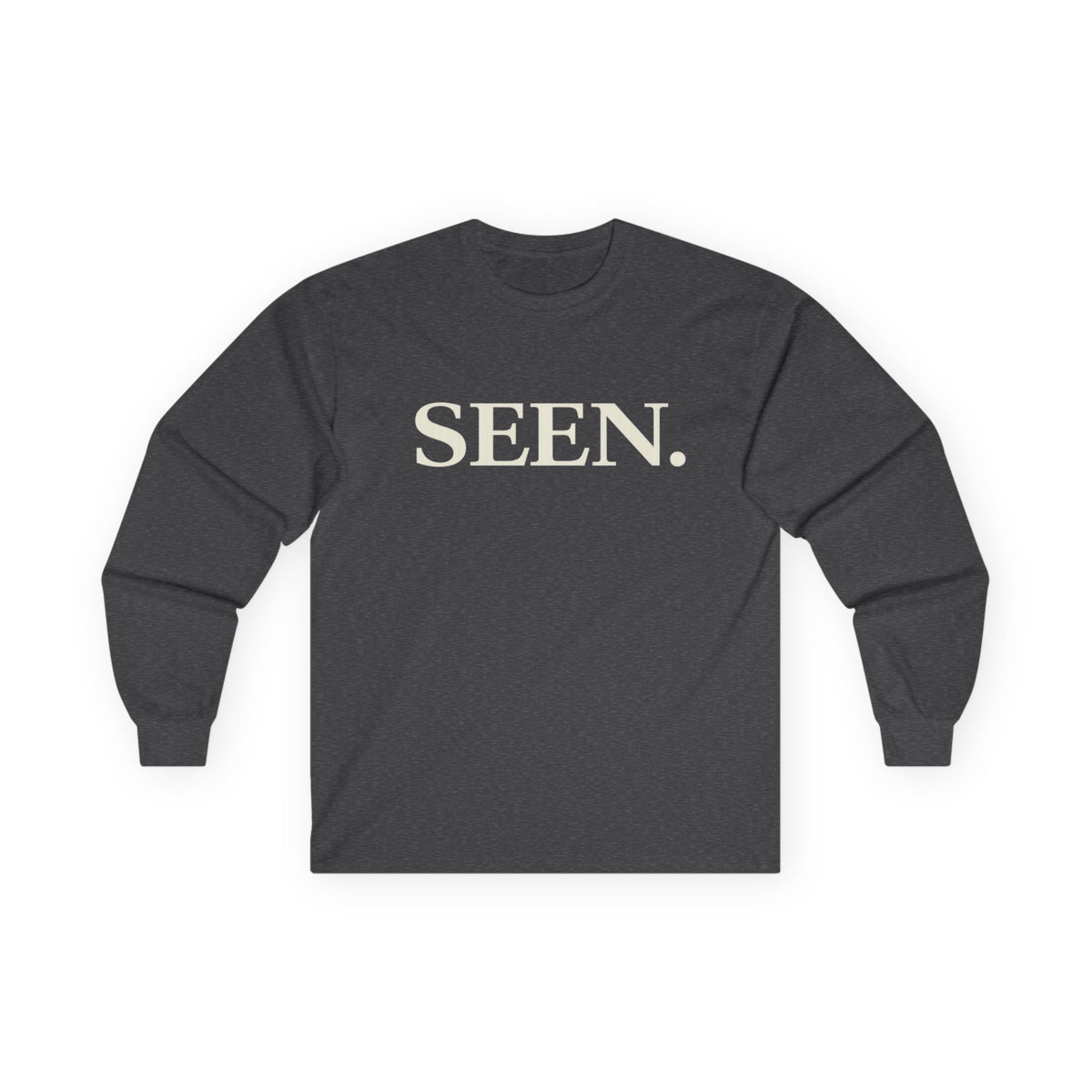 SEEN. Long Sleeve Tee – Minimalist Premium Inspirational Identity Apparel