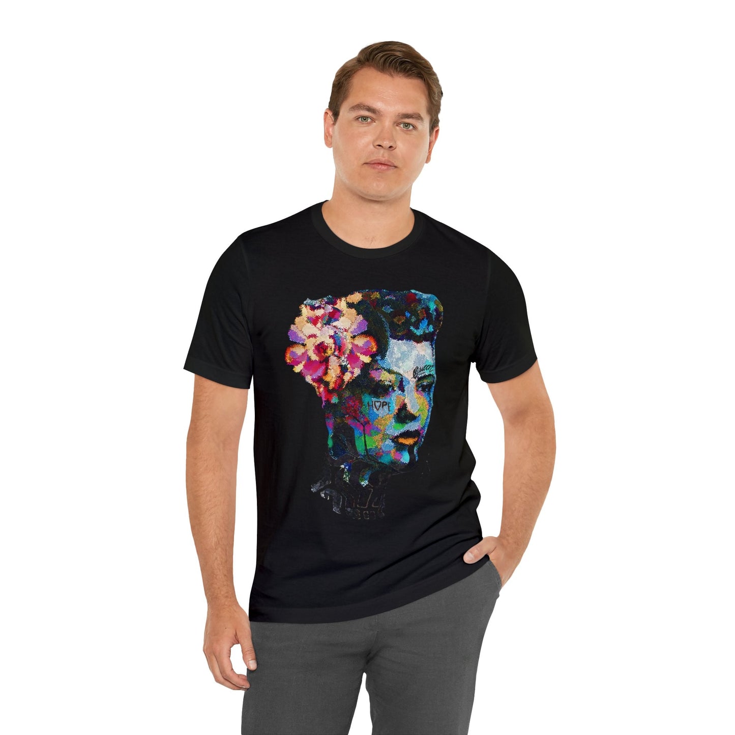 Billie Radical Unisex High End Cotton Short Sleeve Tee HUE+MAN Collective