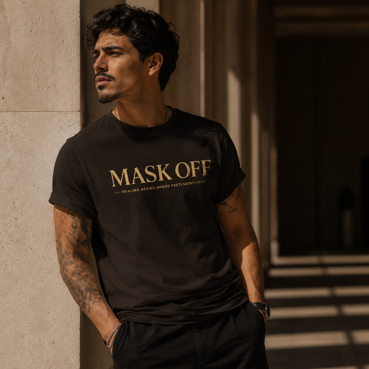 Mask Off Tee — SEEN: Unmasked Collection