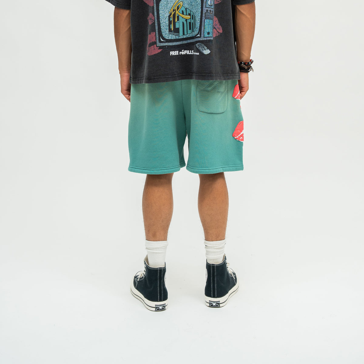 TV Shorts - Green