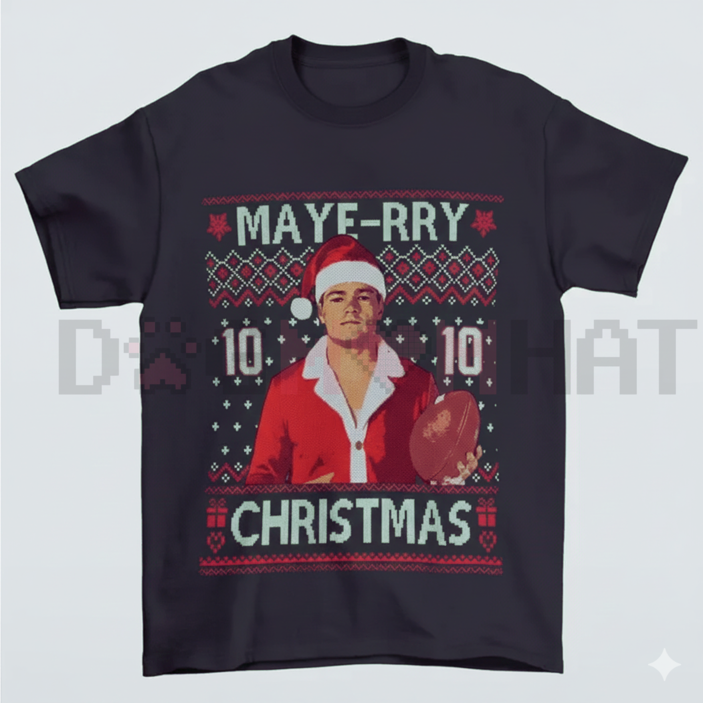 Drake Maye Christmas Tshirt – Unisex Holiday Crewneck