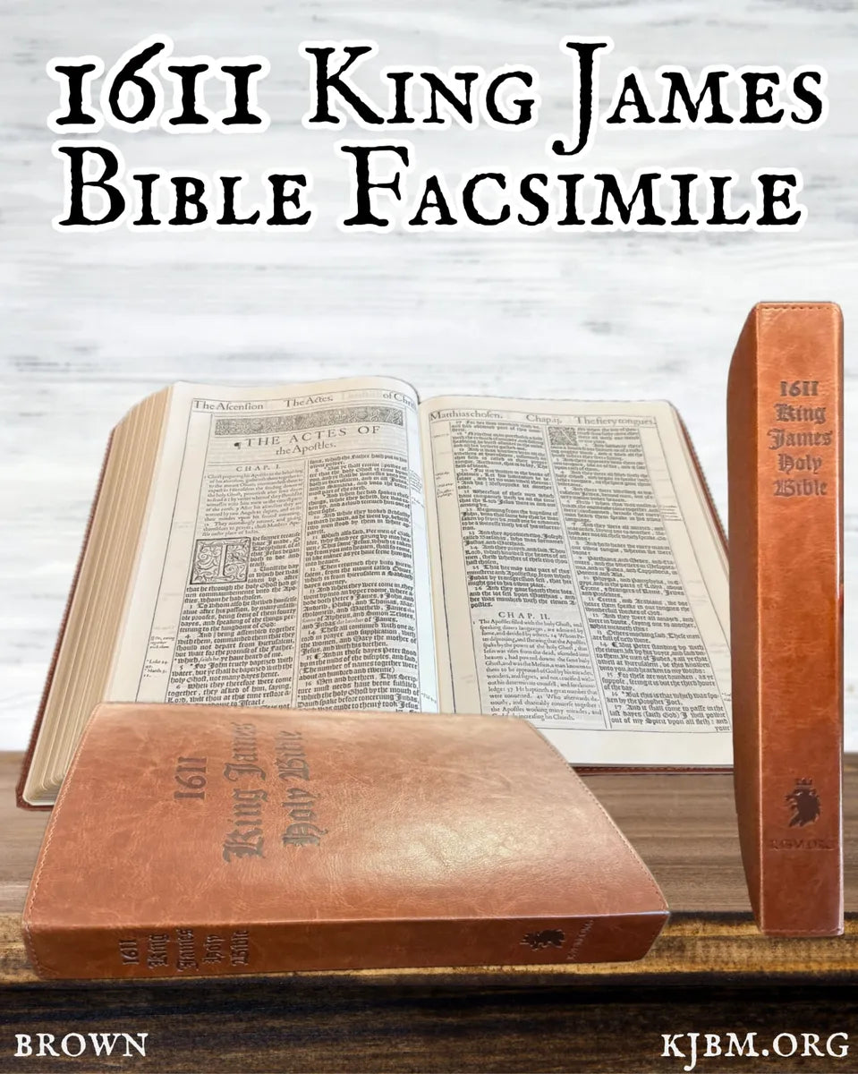 1611 King James Bible - Brown
