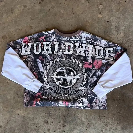 Worldwide Camo Long Sleeve Shirt