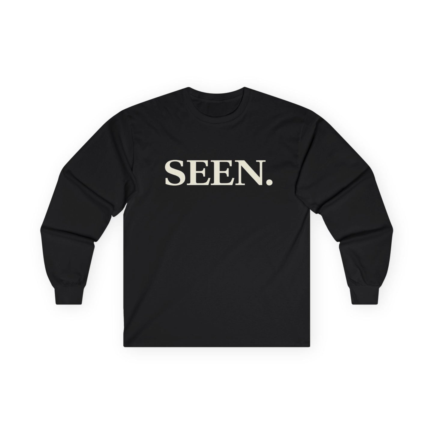 SEEN. Long Sleeve Tee – Minimalist Premium Inspirational Identity Apparel