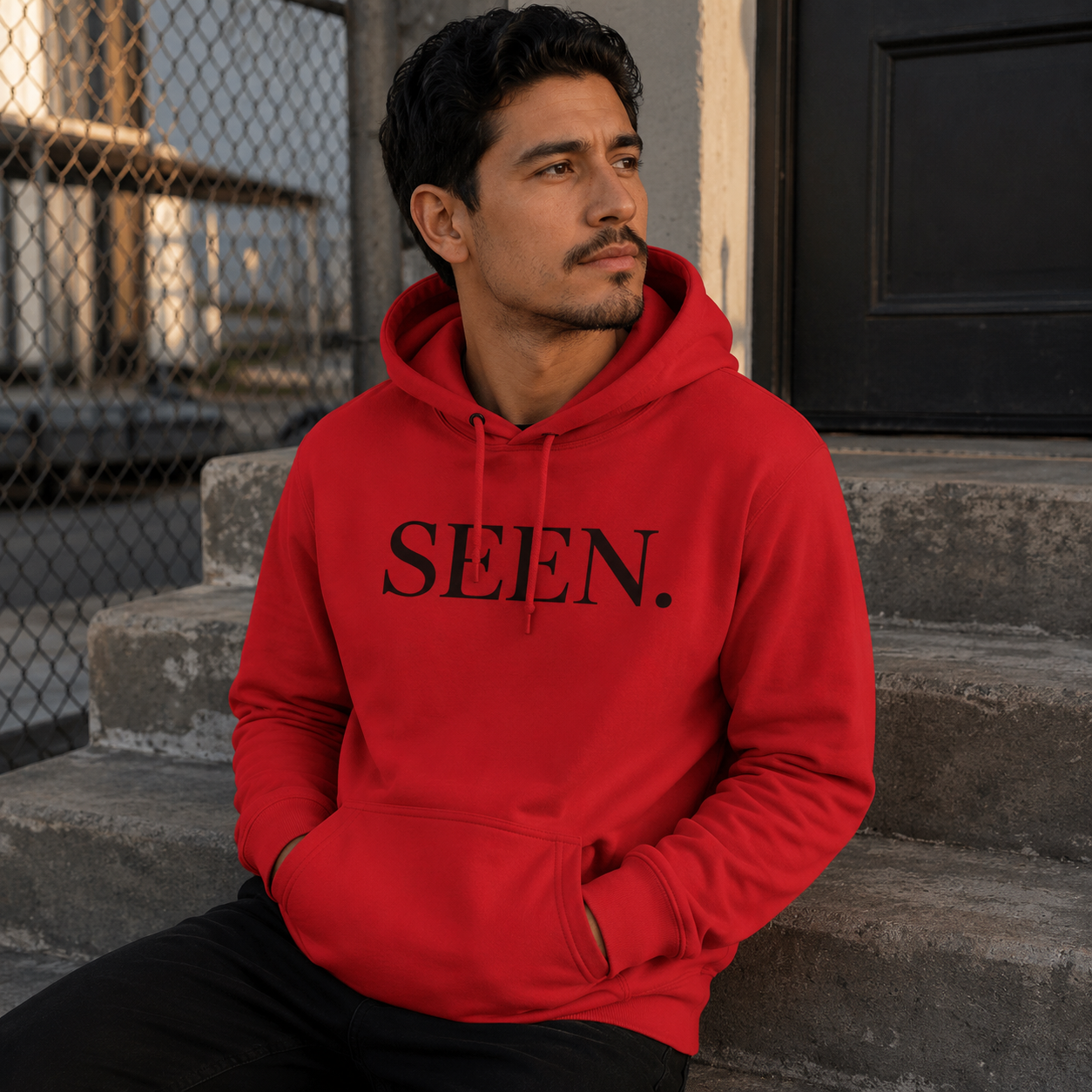 SEEN. Hoodie — Black Ink Edition