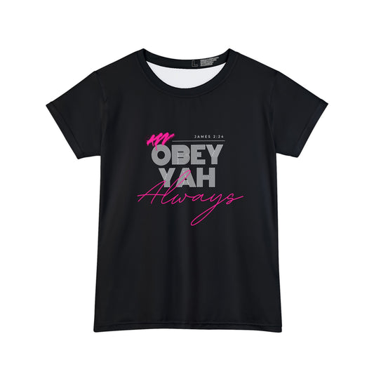 Women's "Obey Yah" Short Sleeve Shirt