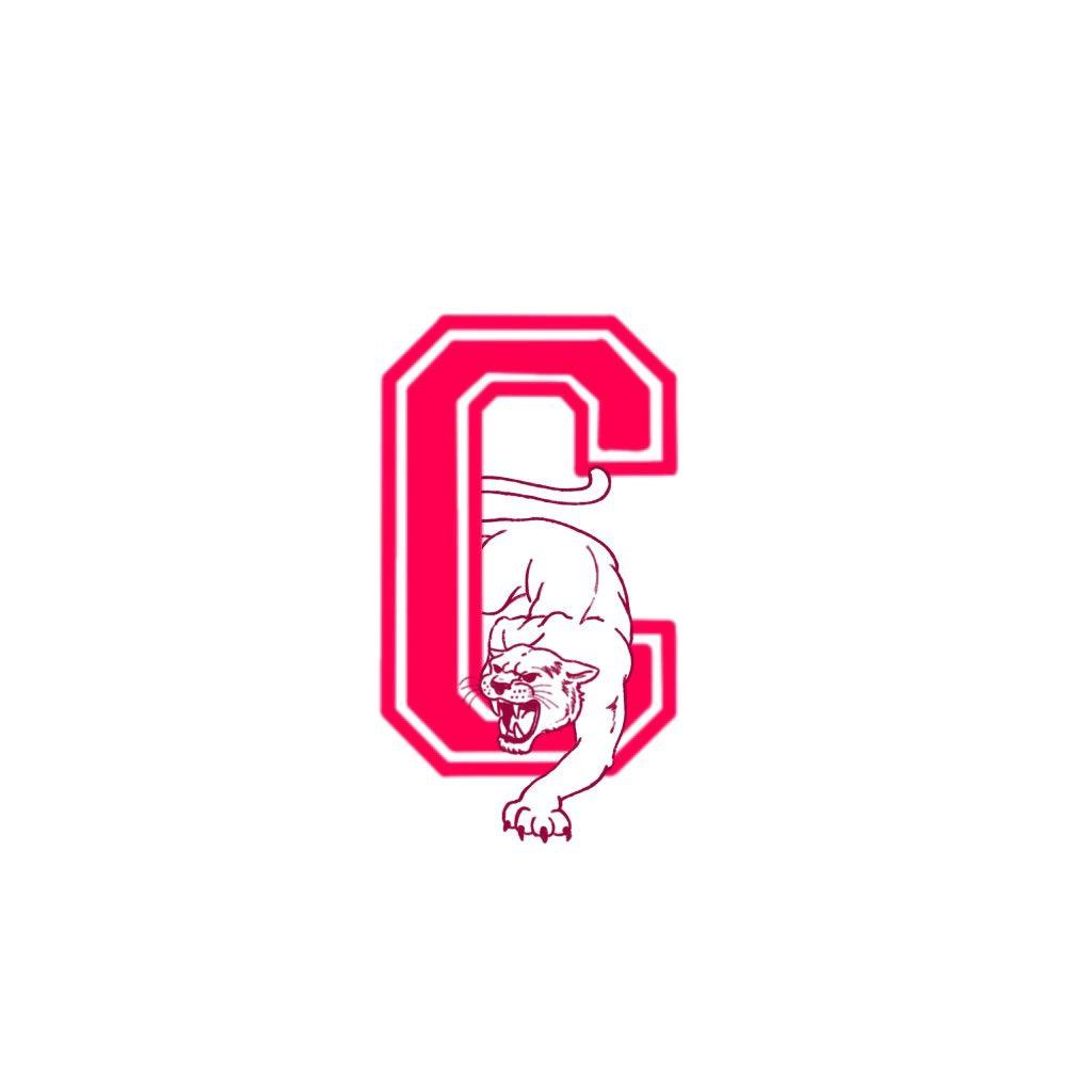 Letter and Outline Mascot Embroidered Comfort Color Pocket Tee