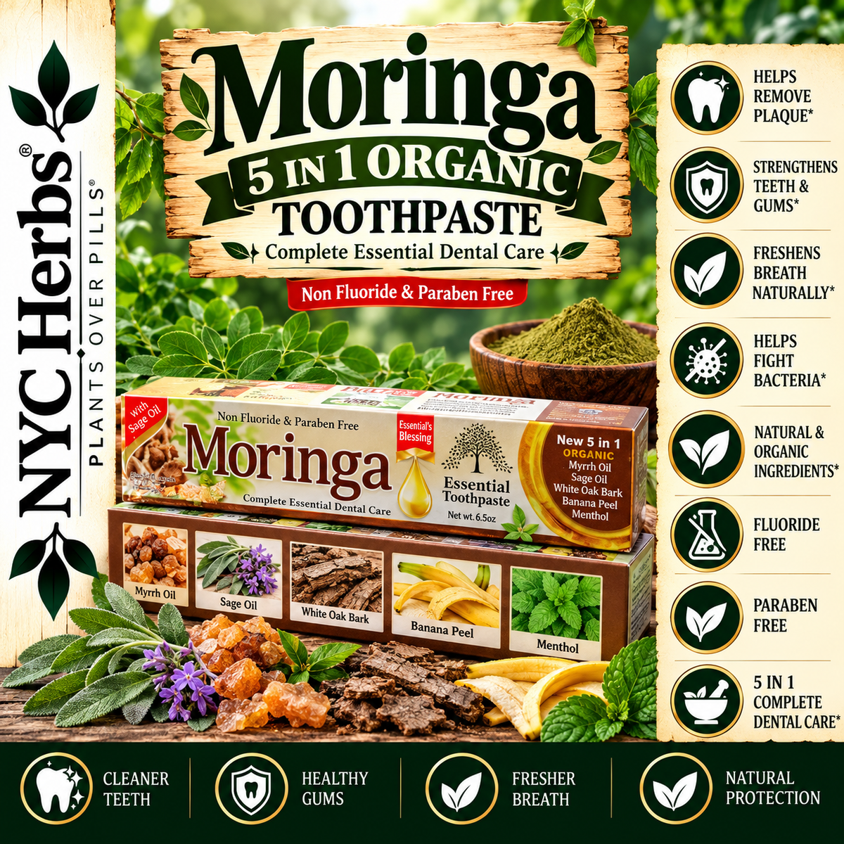 Toothpaste - Moringa
