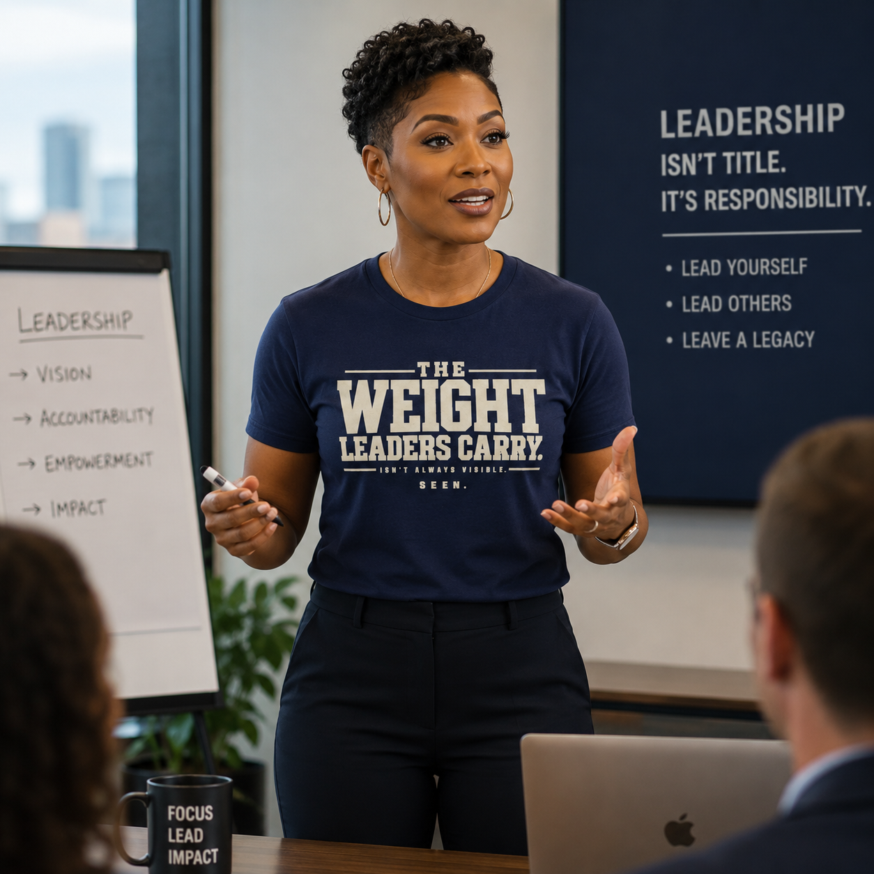 The Weight Leaders Carry Tee — SEEN Movement