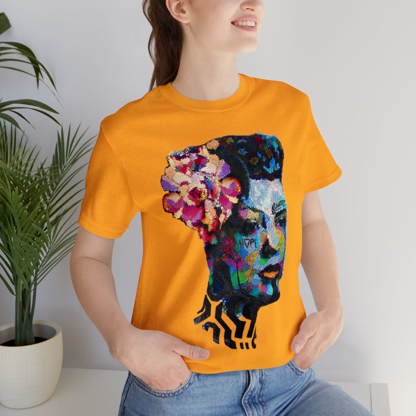 Billie Radical Unisex High End Cotton Short Sleeve Tee HUE+MAN Collective