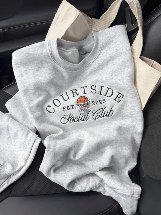 Courtside Social Club Embroidered Sweatshirt