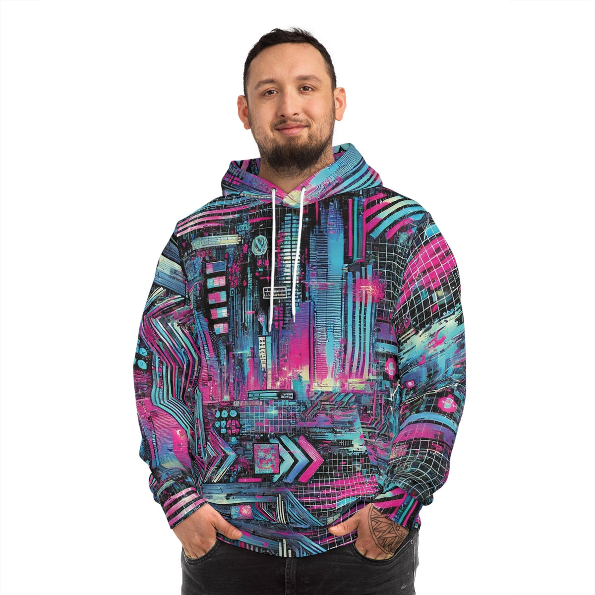 Cyber City Hoodie — Anti-Surveillance Streetwear