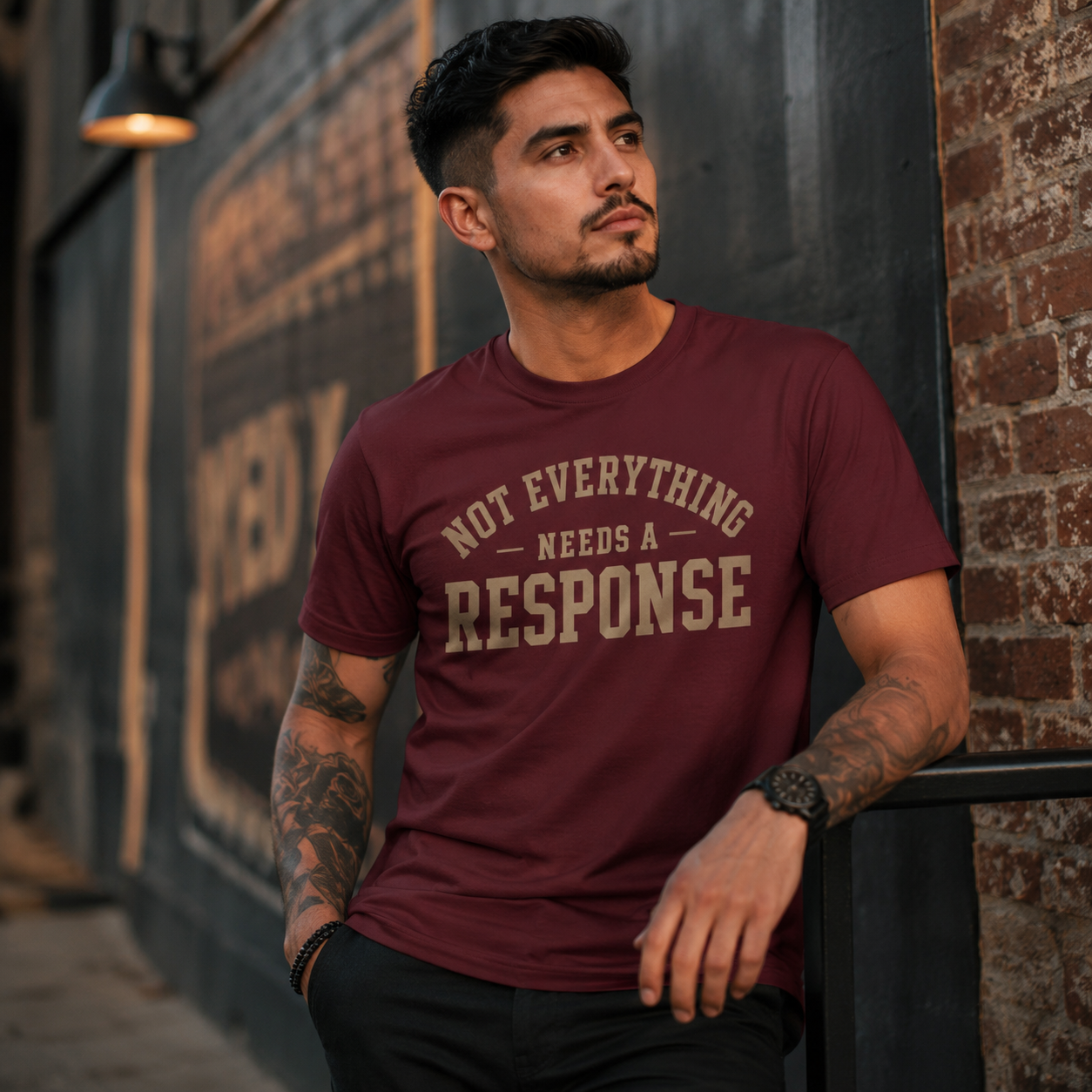 Not Everything Needs a Response Tee — SEEN. Identity Collection