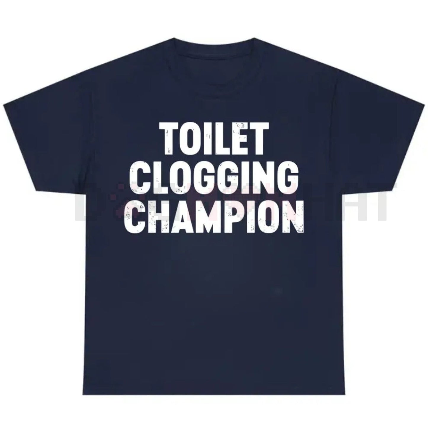 Toilet Champion Gag Gift Graphic T-Shirt