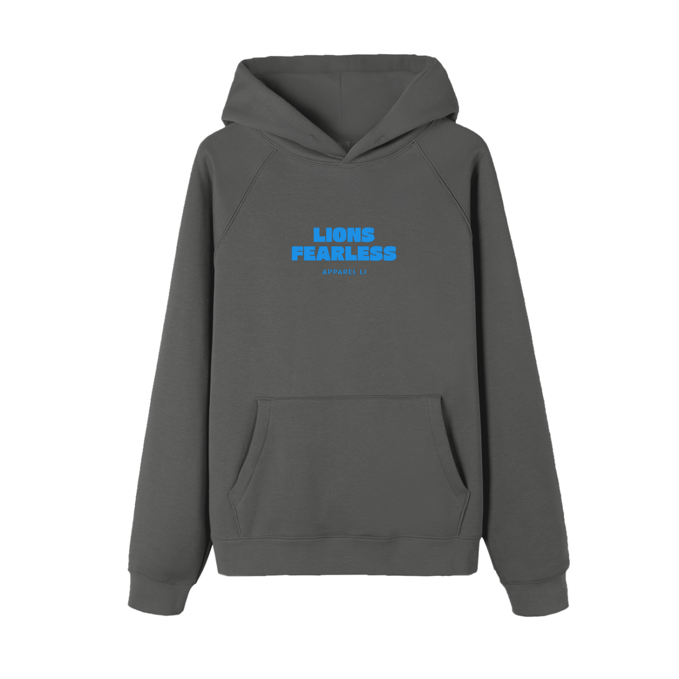 Lions Fearless Apparel Line Raglan Sleeve Hoodie