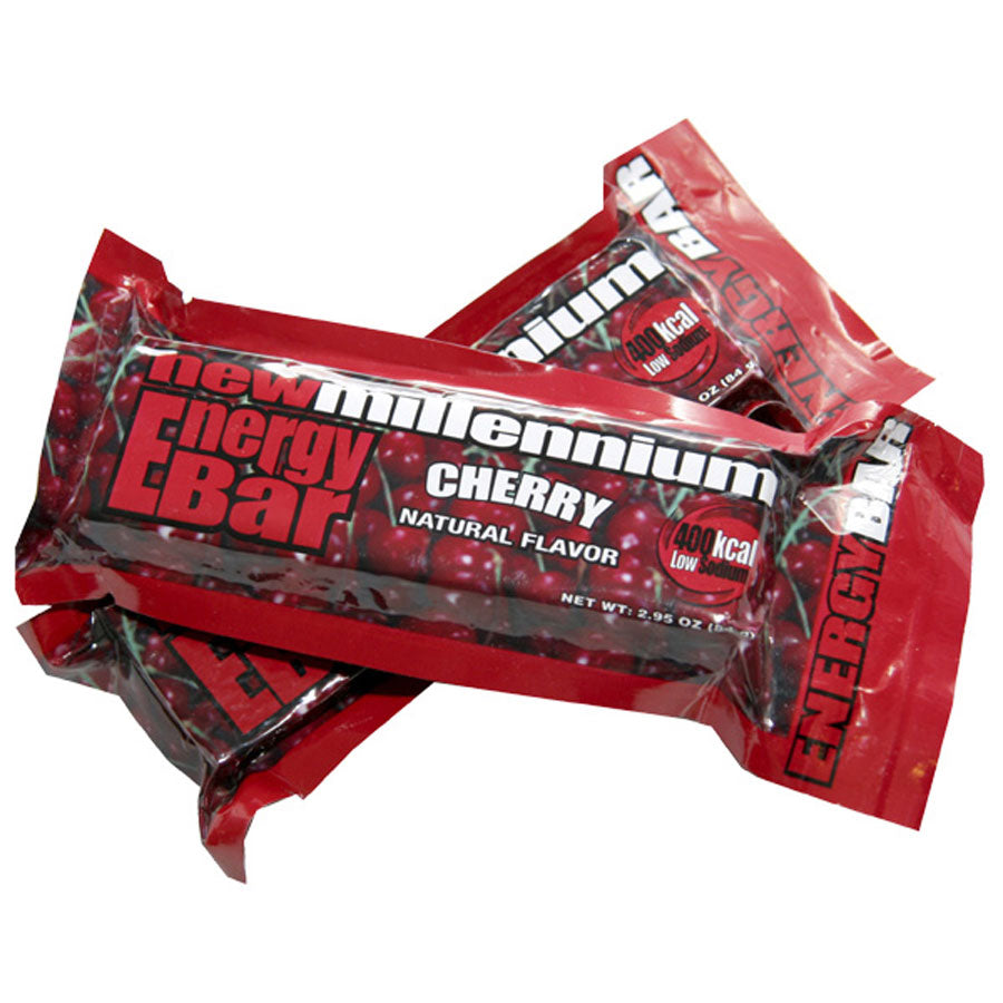 Millennium Cherry Energy Bars (400 Cal) - 5-Year Shelf Life, 6-Pack