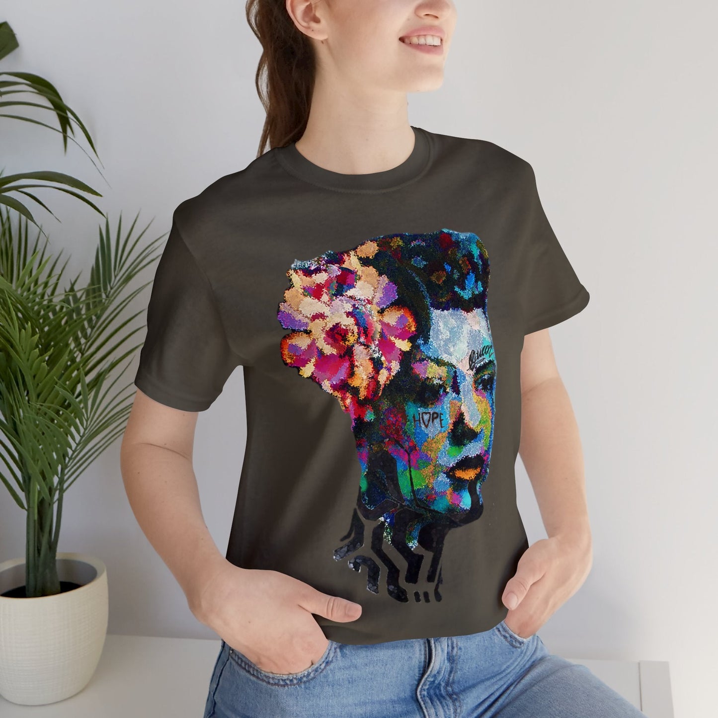 Billie Radical Unisex High End Cotton Short Sleeve Tee HUE+MAN Collective