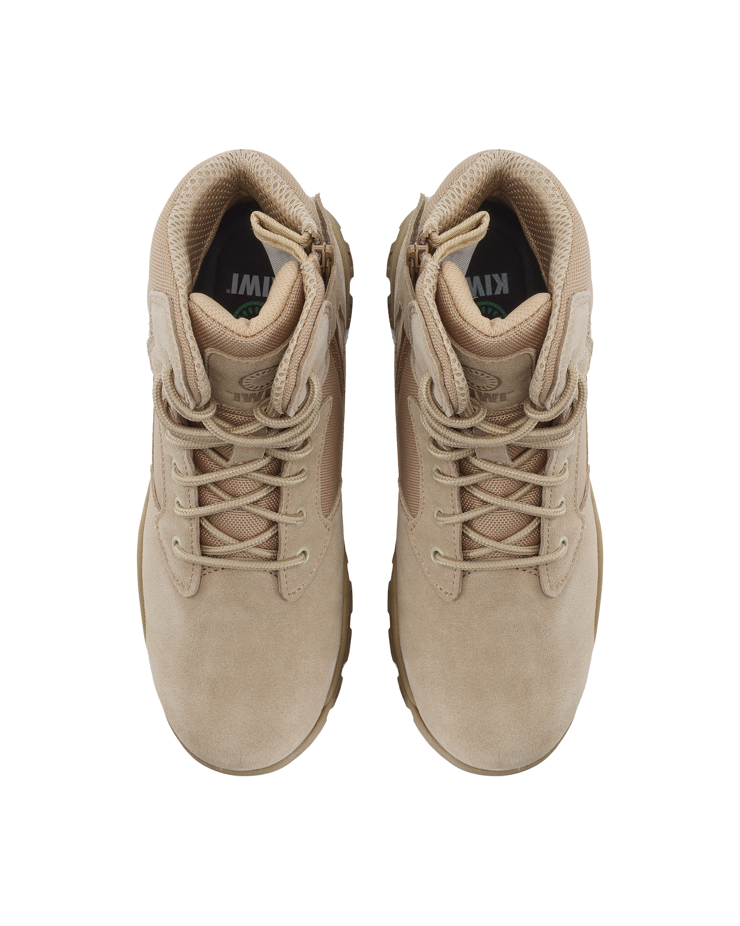 Kiwi Rugged Sand Suede Mid-Cut 6" Steel Toe Zipped Water Resistant Tactical Boots [60000]