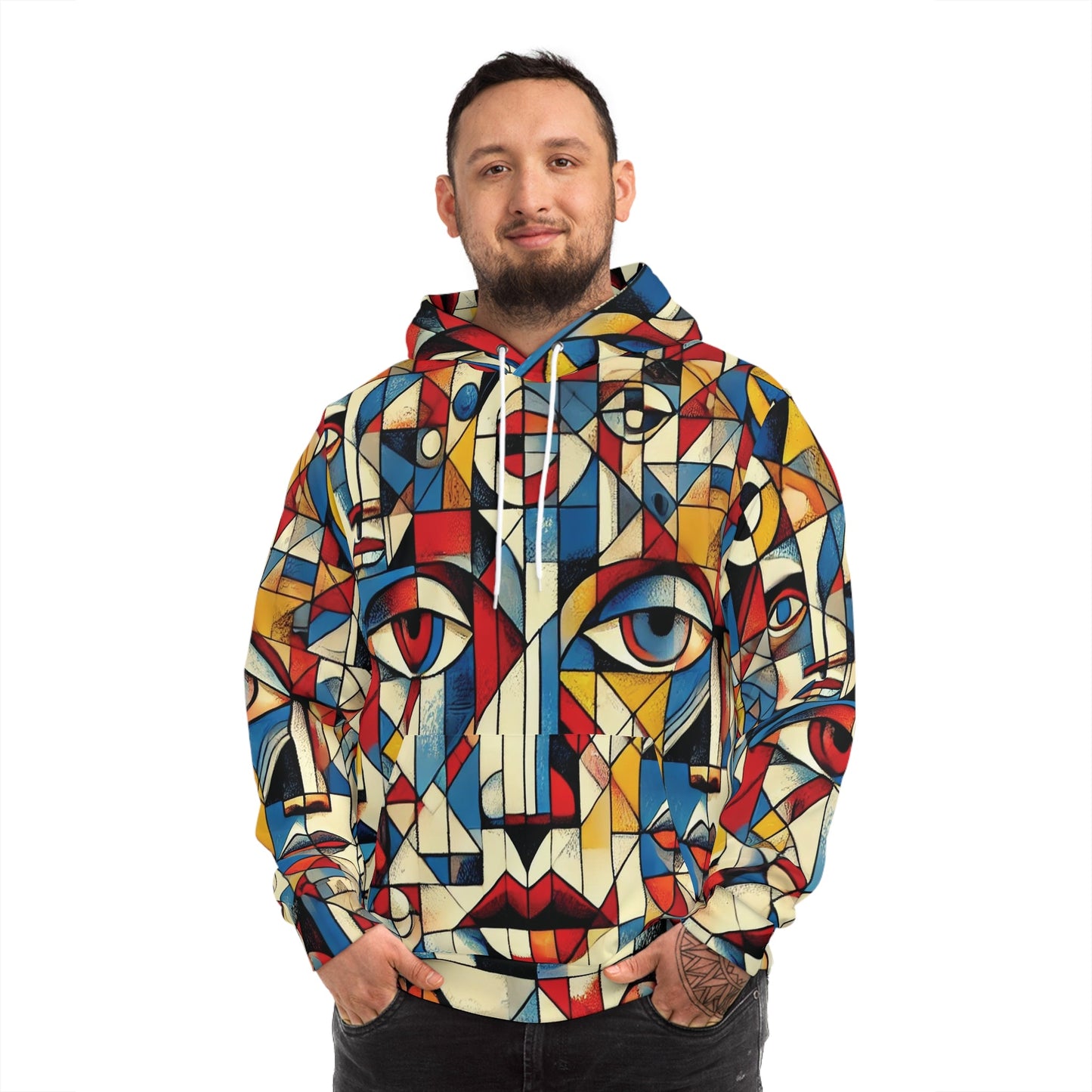 Deception Mosaic Anti-Surveillance Hoodie - Advanced Privacy Clothing