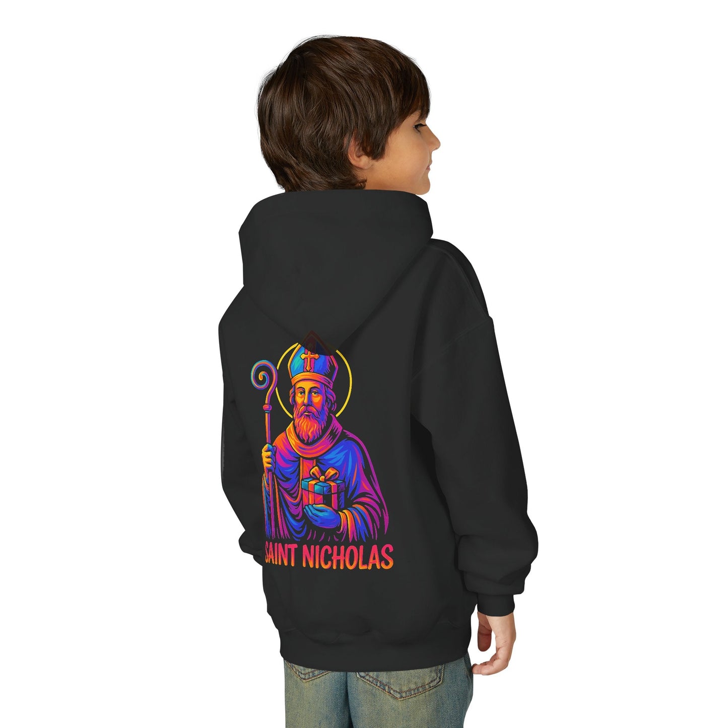 St. Nicholas | Kids Catholic Hoodie | Real St. Nick