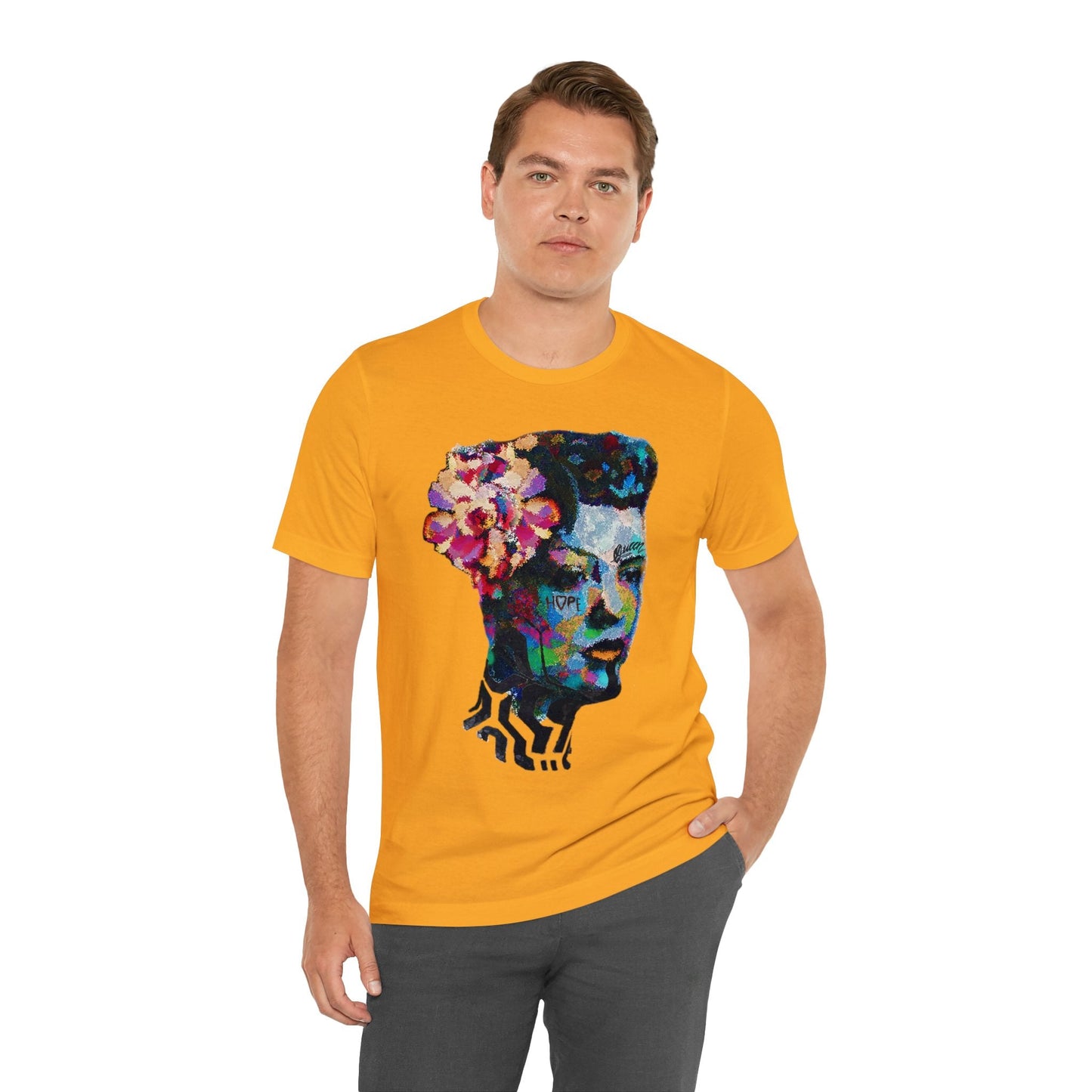 Billie Radical Unisex High End Cotton Short Sleeve Tee HUE+MAN Collective