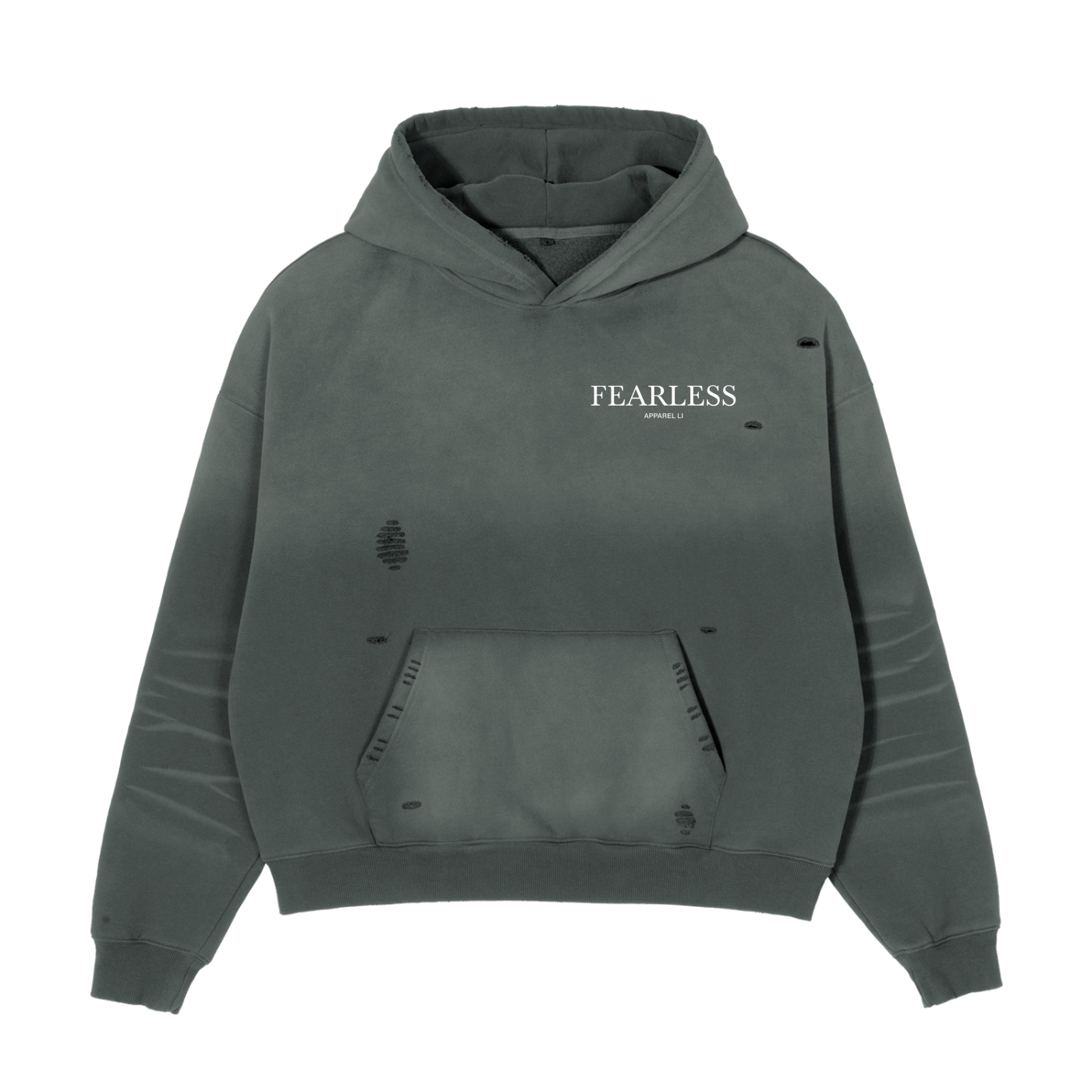 Frayed Sunfade Boxy Hoodie
