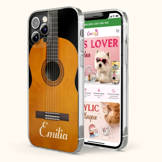 Custom Personalized Guitar Phone Case - Best Gift For Guitarist - Case For iPhone, Samsung and Xiaomi - MDXORB