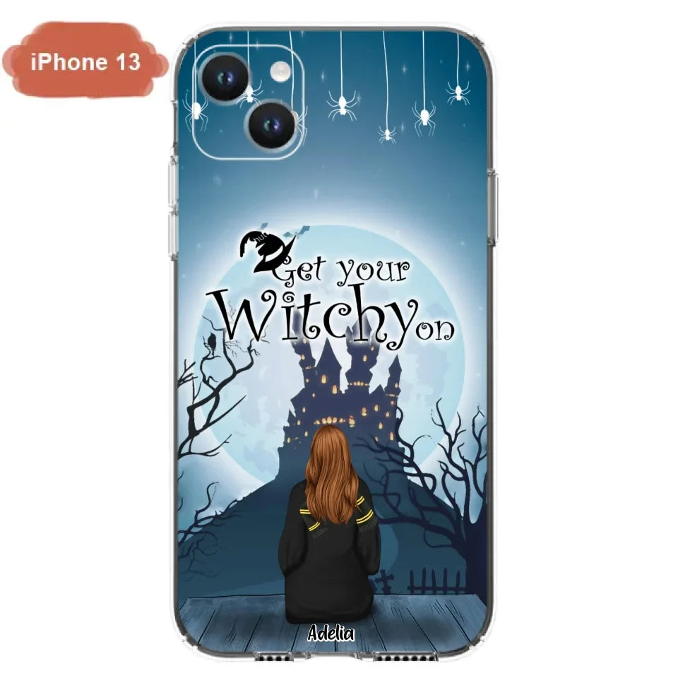 Custom Personalized Witch Phone Case - Upto 4 Witches - Best Gift For Friends - Get Your Witchy on - Case For iPhone And Samsung