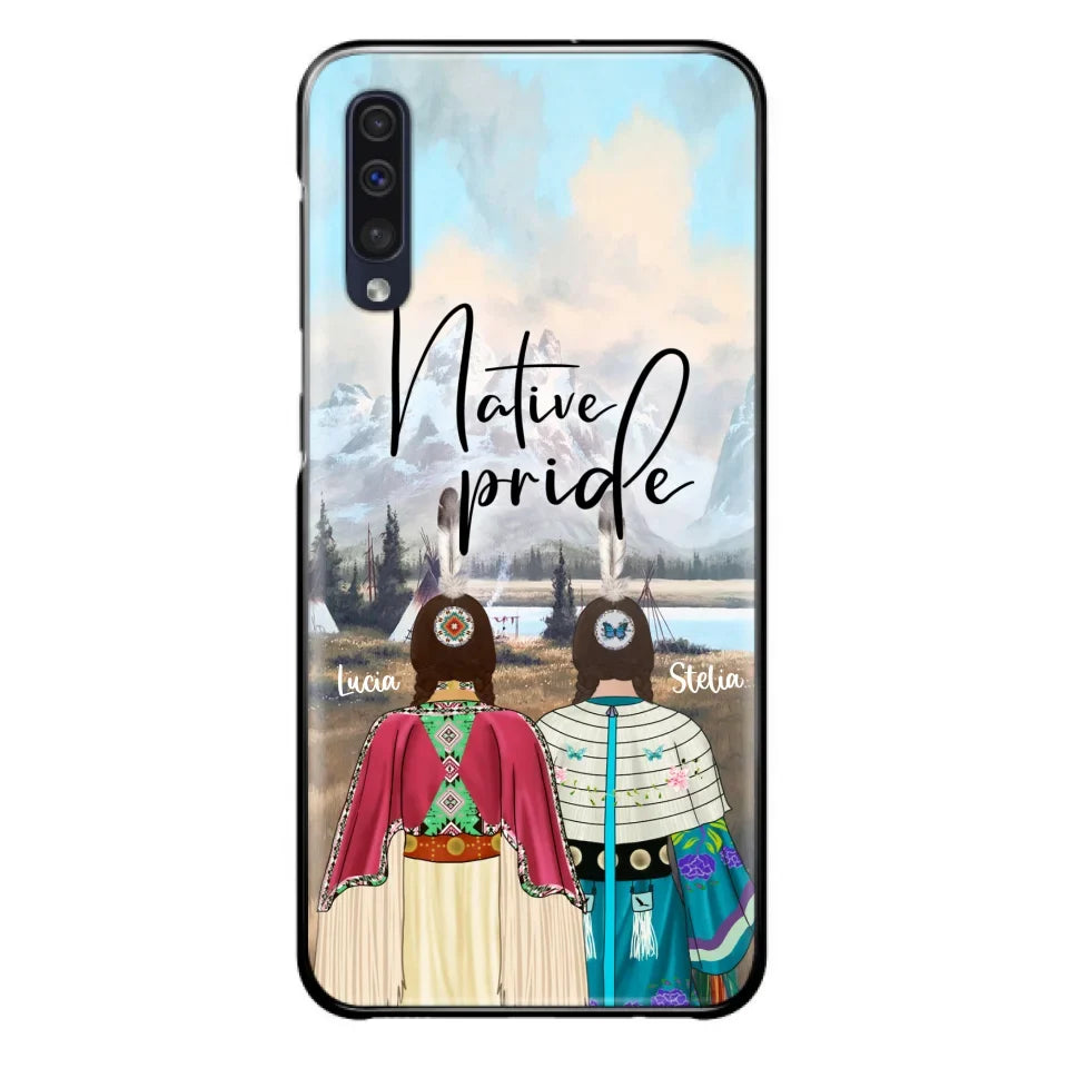 Custom Personalized Native American Couple Phone Case - Native Pride - Case Phone For iPhone And Samsung