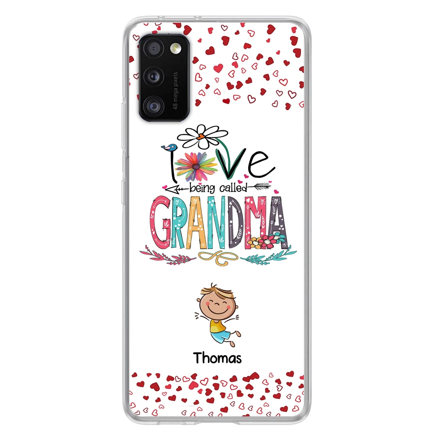 Custom Personalized Blessed To Be Called Nana Phone Case - Upto 5 Kids - Gift Idea For Nana/ Mama/Kids - Case For iPhone And Samsung