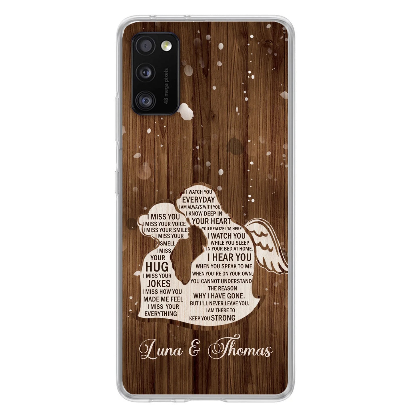 Custom Personalized I Miss Your Voice Memorial Phone Case - Memorial Gift Idea For Couple - Case For iPhone And Samsung