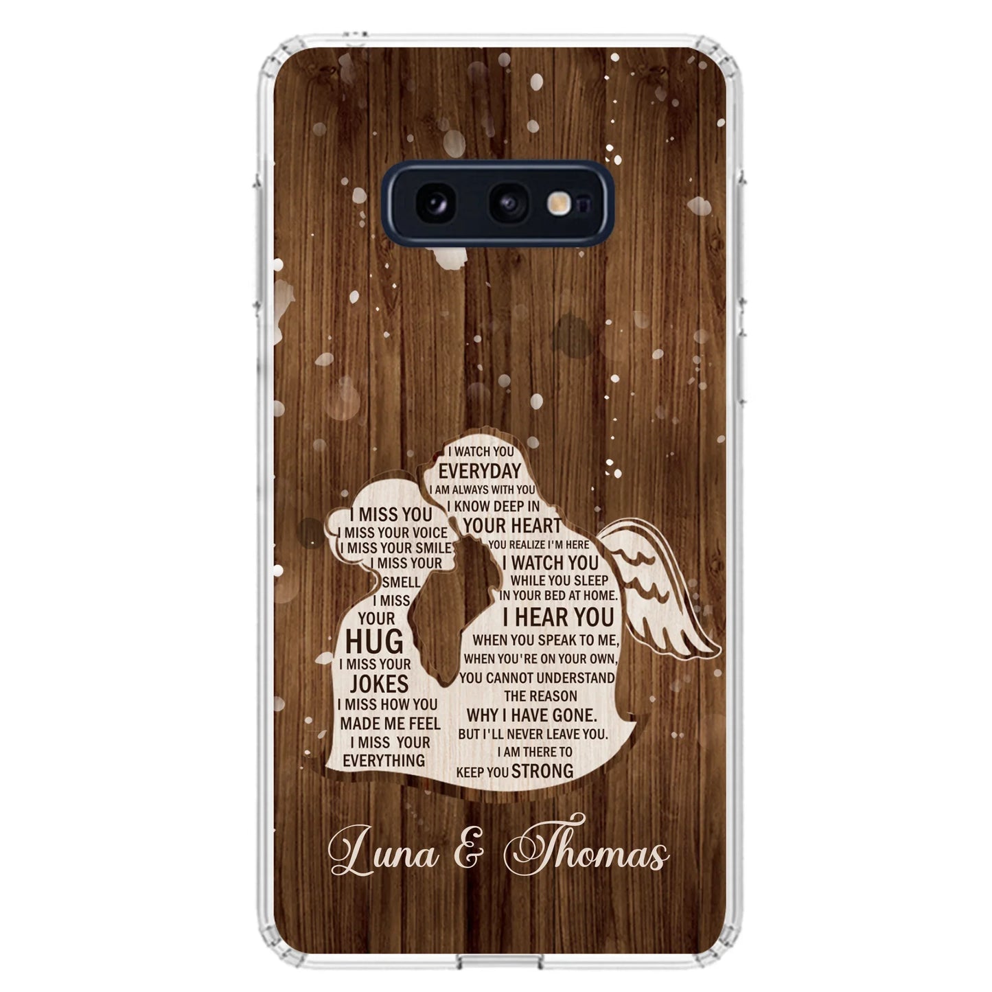 Custom Personalized I Miss Your Voice Memorial Phone Case - Memorial Gift Idea For Couple - Case For iPhone And Samsung