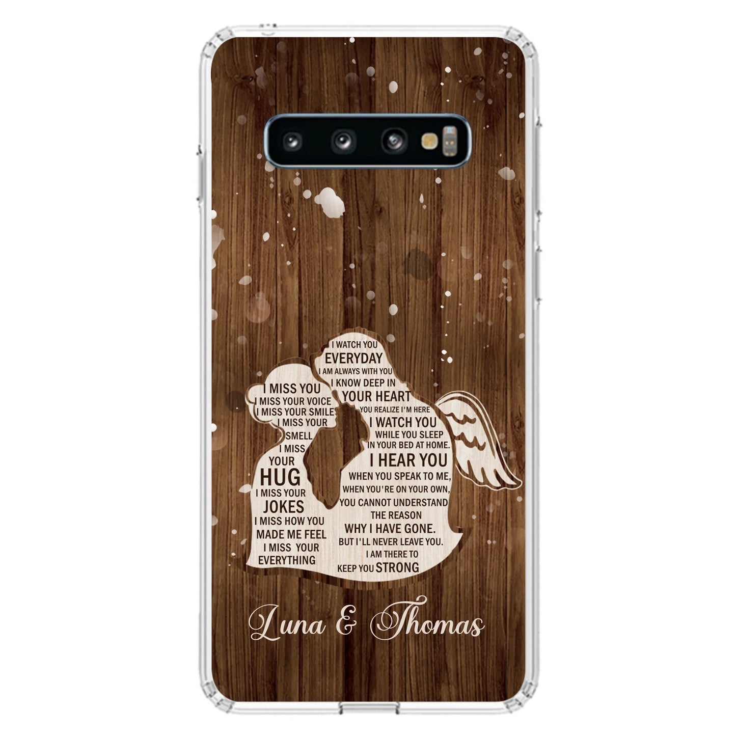 Custom Personalized I Miss Your Voice Memorial Phone Case - Memorial Gift Idea For Couple - Case For iPhone And Samsung