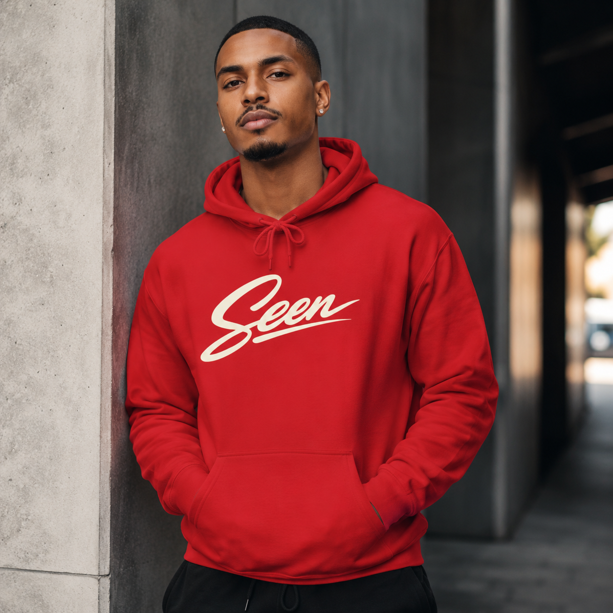 Seen Script Hoodie | Vintage Script Logo Pullover