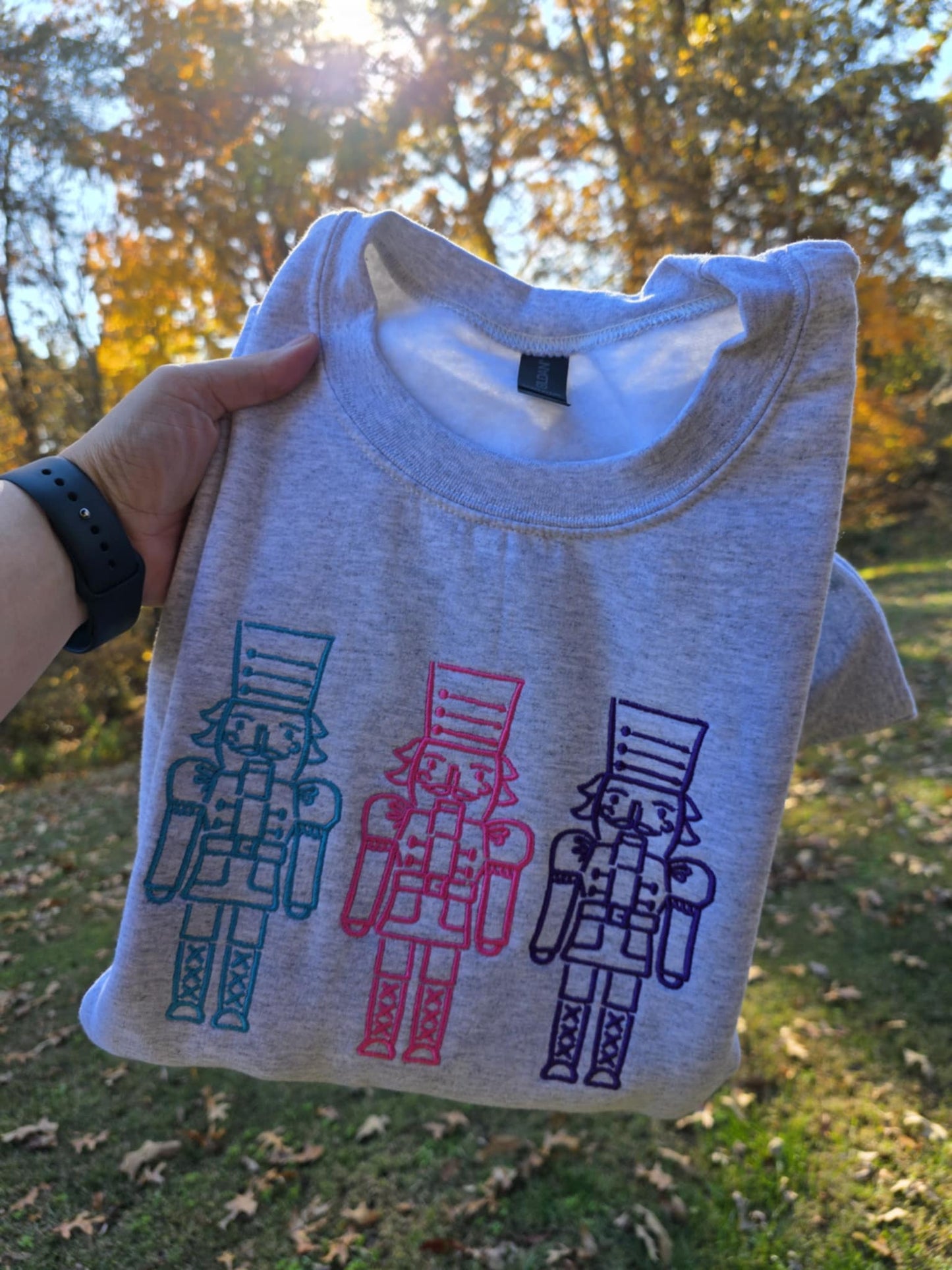 Nutcracker Embroidered Sweatshirt