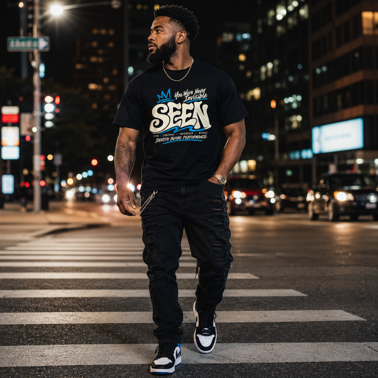 SEEN. Retro Tee — You Were Never Invisible