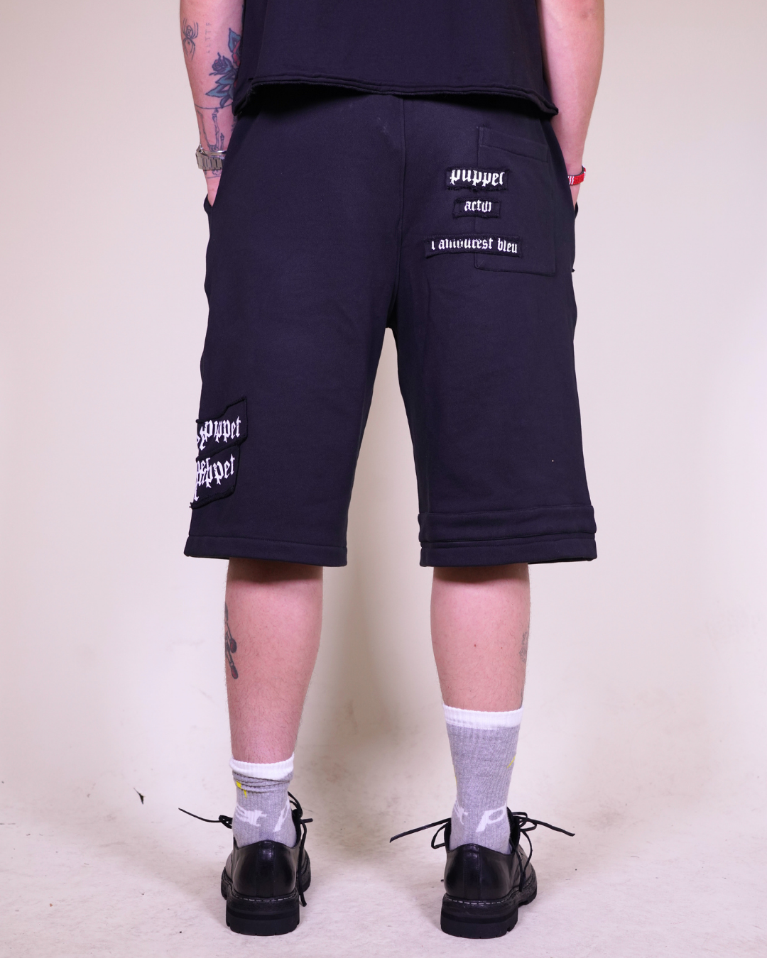 Slashed Sweat Short