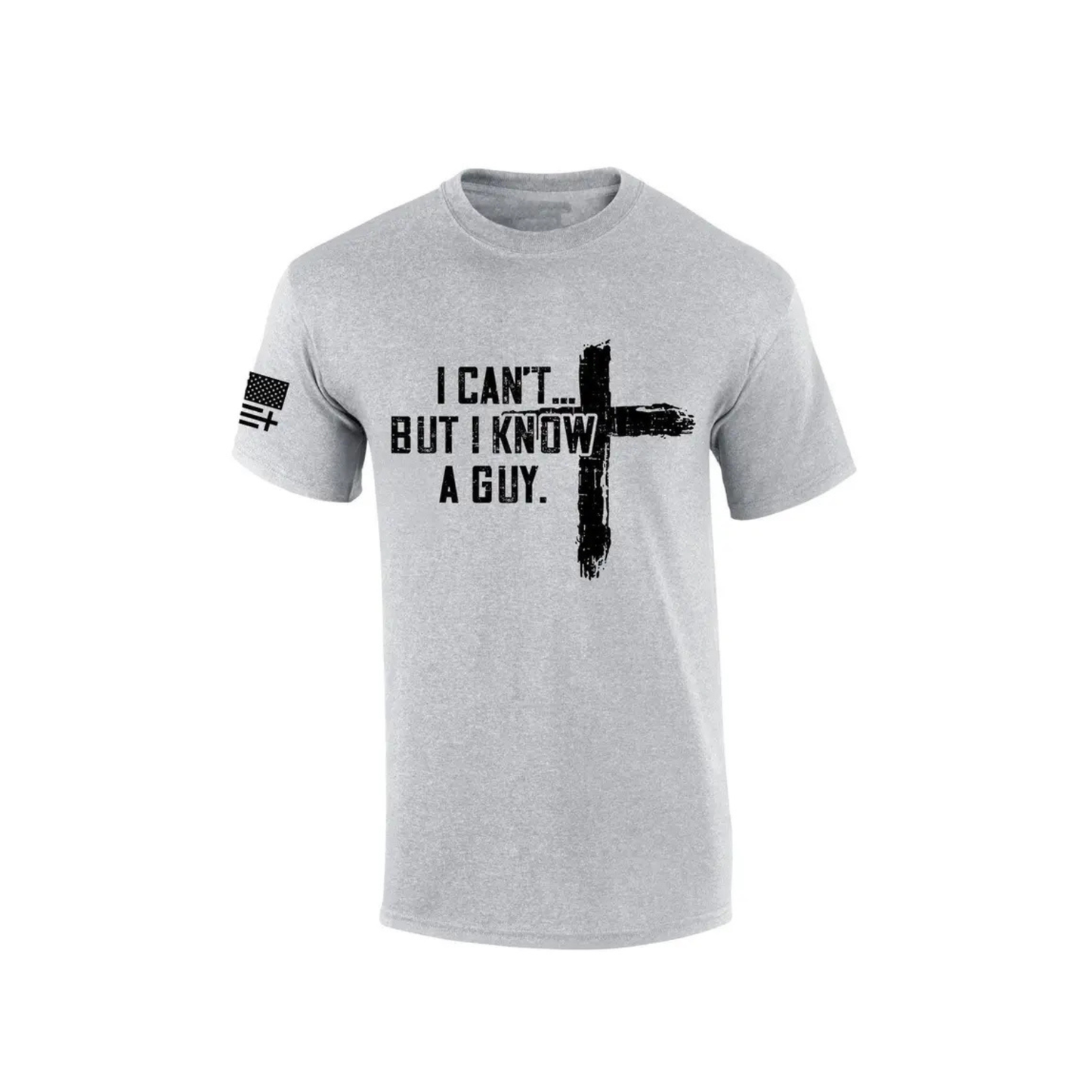 "I Know A Guy" Christian T-Shirt – Retro Jesus Cross Graphic Shirt