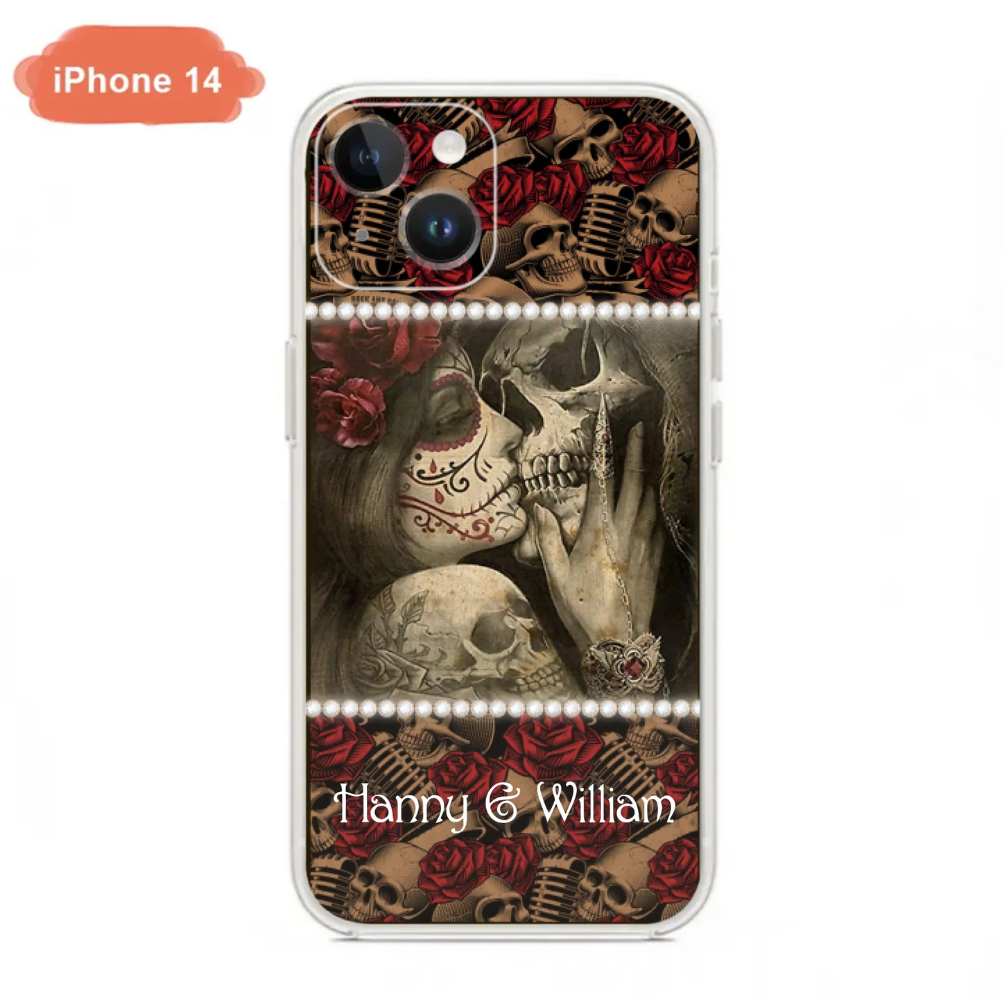 Custom Personalized Skull Phone Case - Phone Case For iPhone, Samsung and Xiaomi
