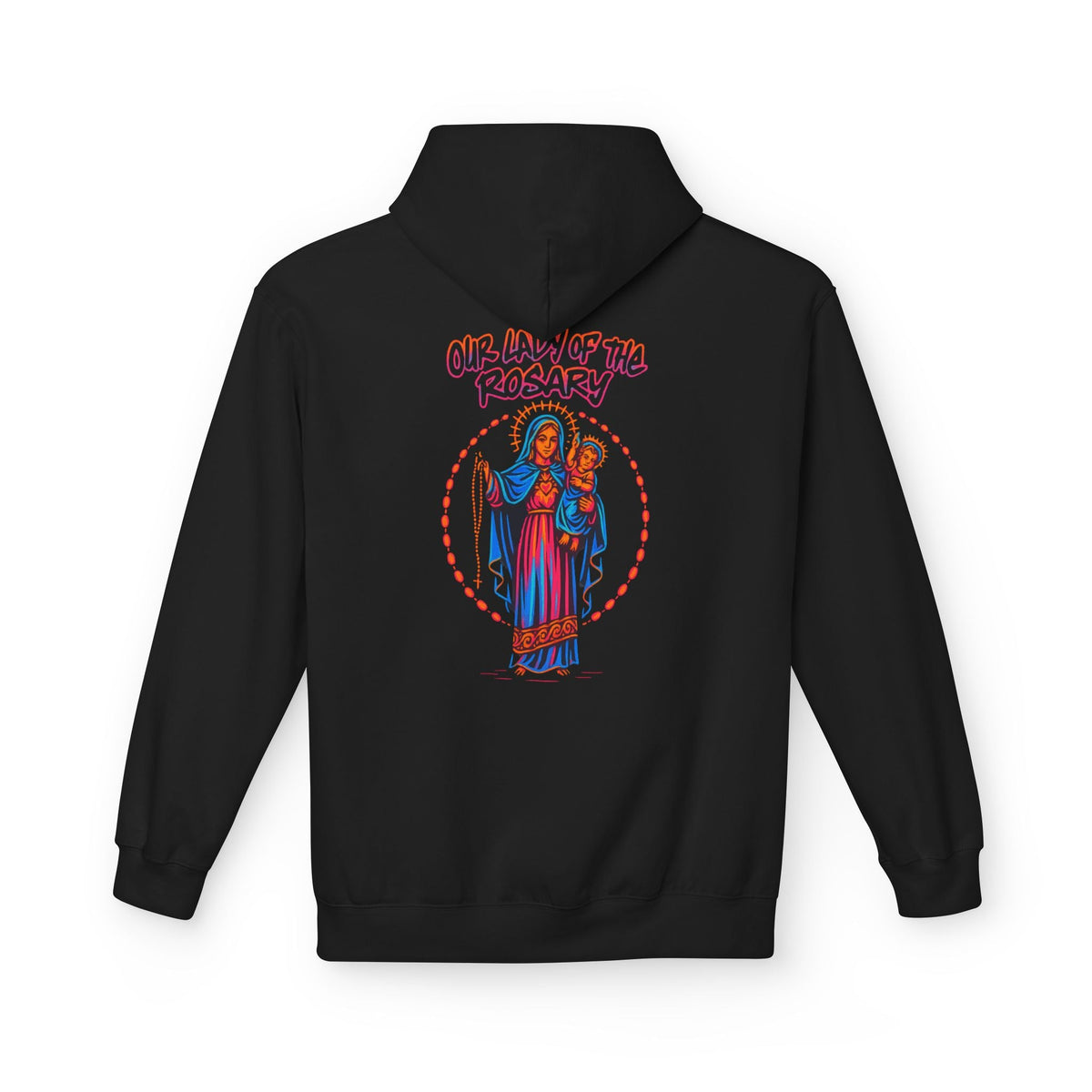 Our Lady of the Rosary | Catholic Hoodie | Marian Faith