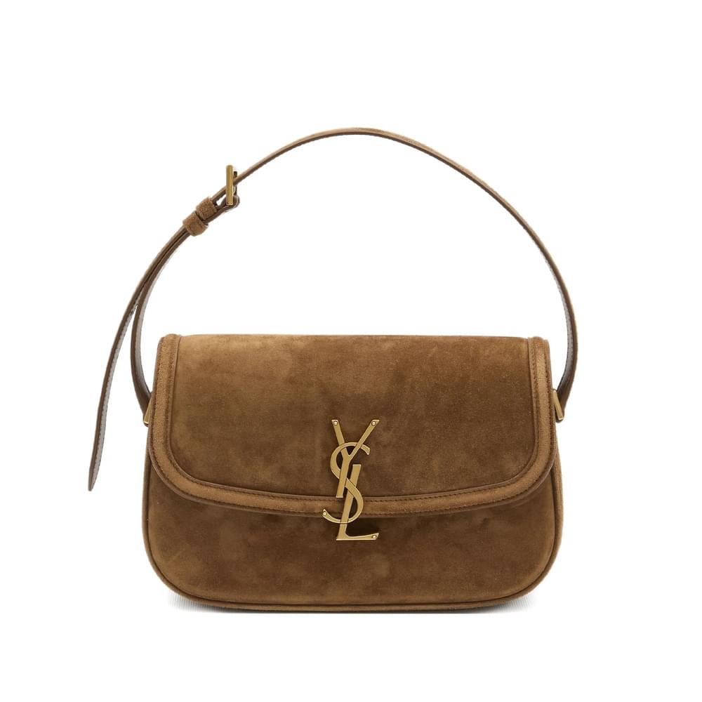 Saint Laurent Brown Shoulder Bags Women