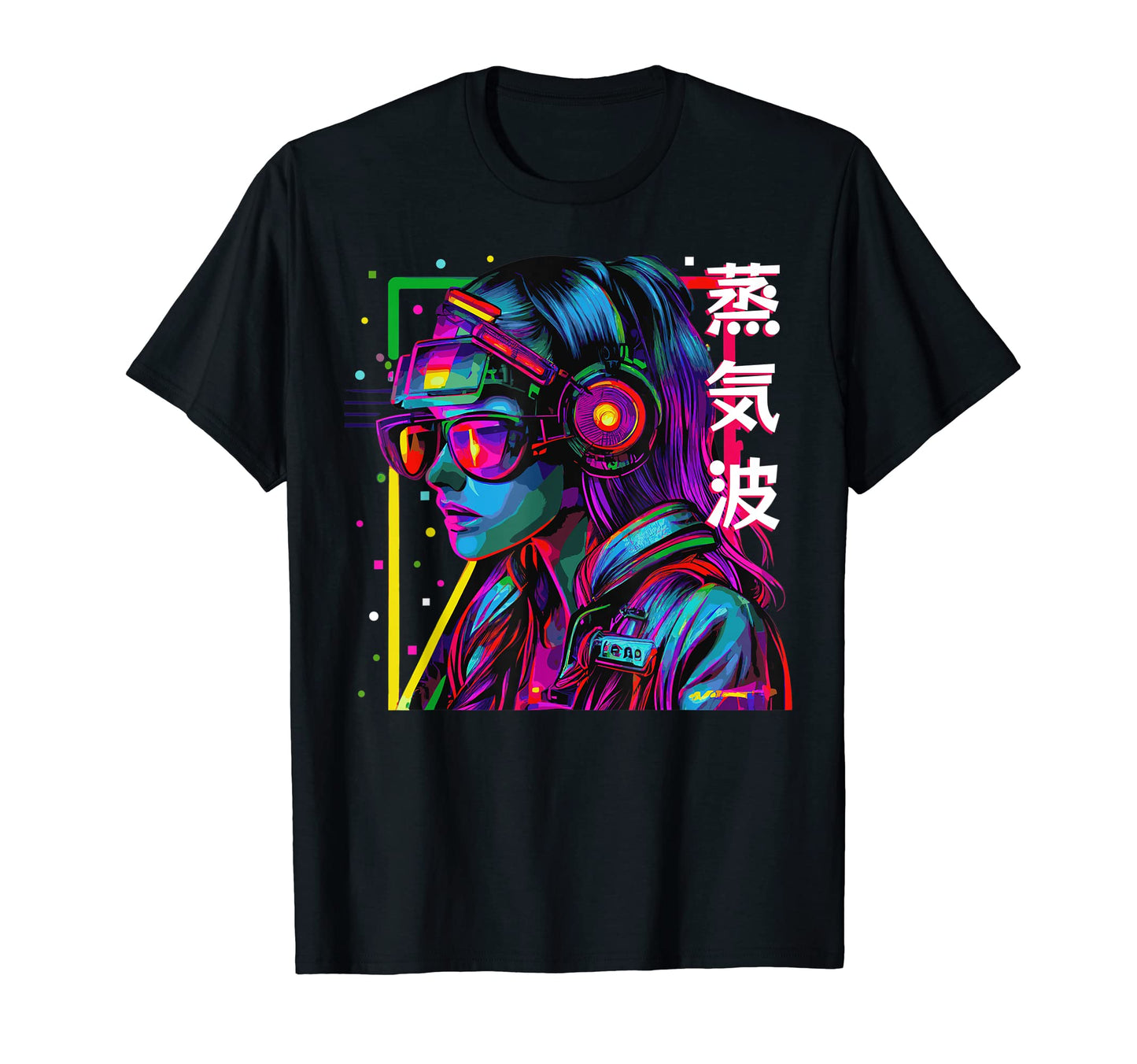 Cyberpop Urban Japanese Streetwear T-Shirt - Unique Graphic Men Women