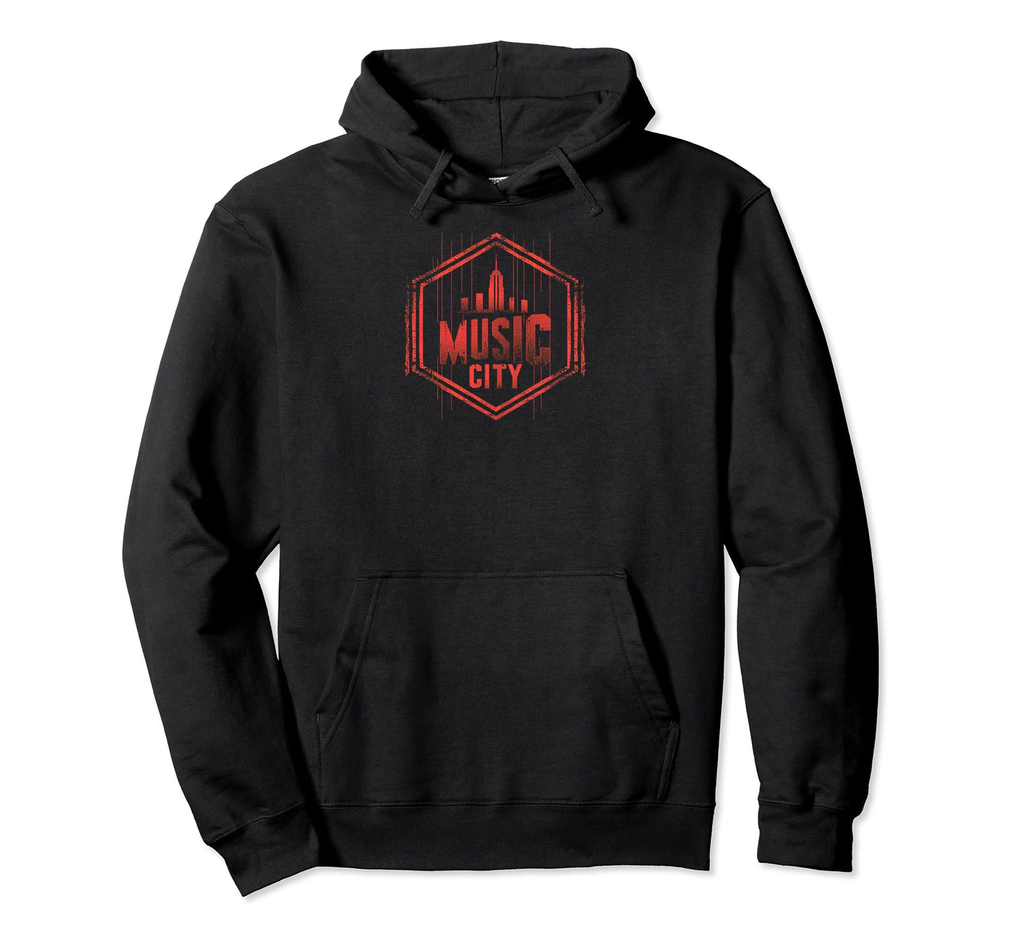 Music City Grit 90S Grunge Urbandecay Hoodie - Novelty Apparel for Adults