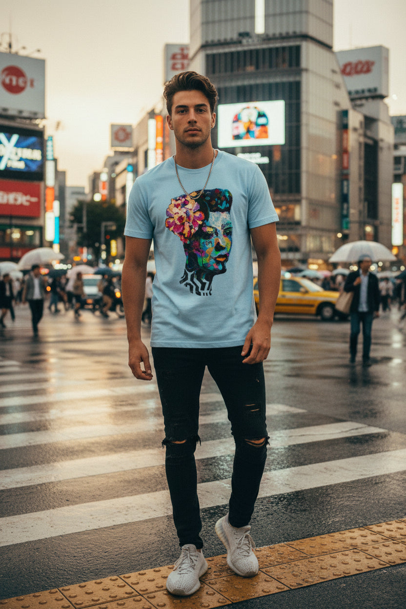 Billie Radical Unisex High End Cotton Short Sleeve Tee HUE+MAN Collective