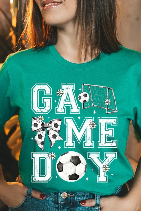 Soccer Game Day Graphic Plus Tee